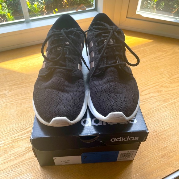 adidas Shoes - Adidas CF QT Racer W Black Sneaker 7